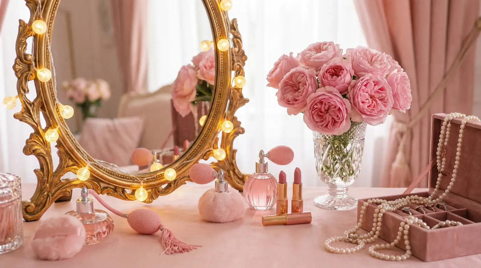 红桃视频出品 - 梳妆台前 蜜桃传媒